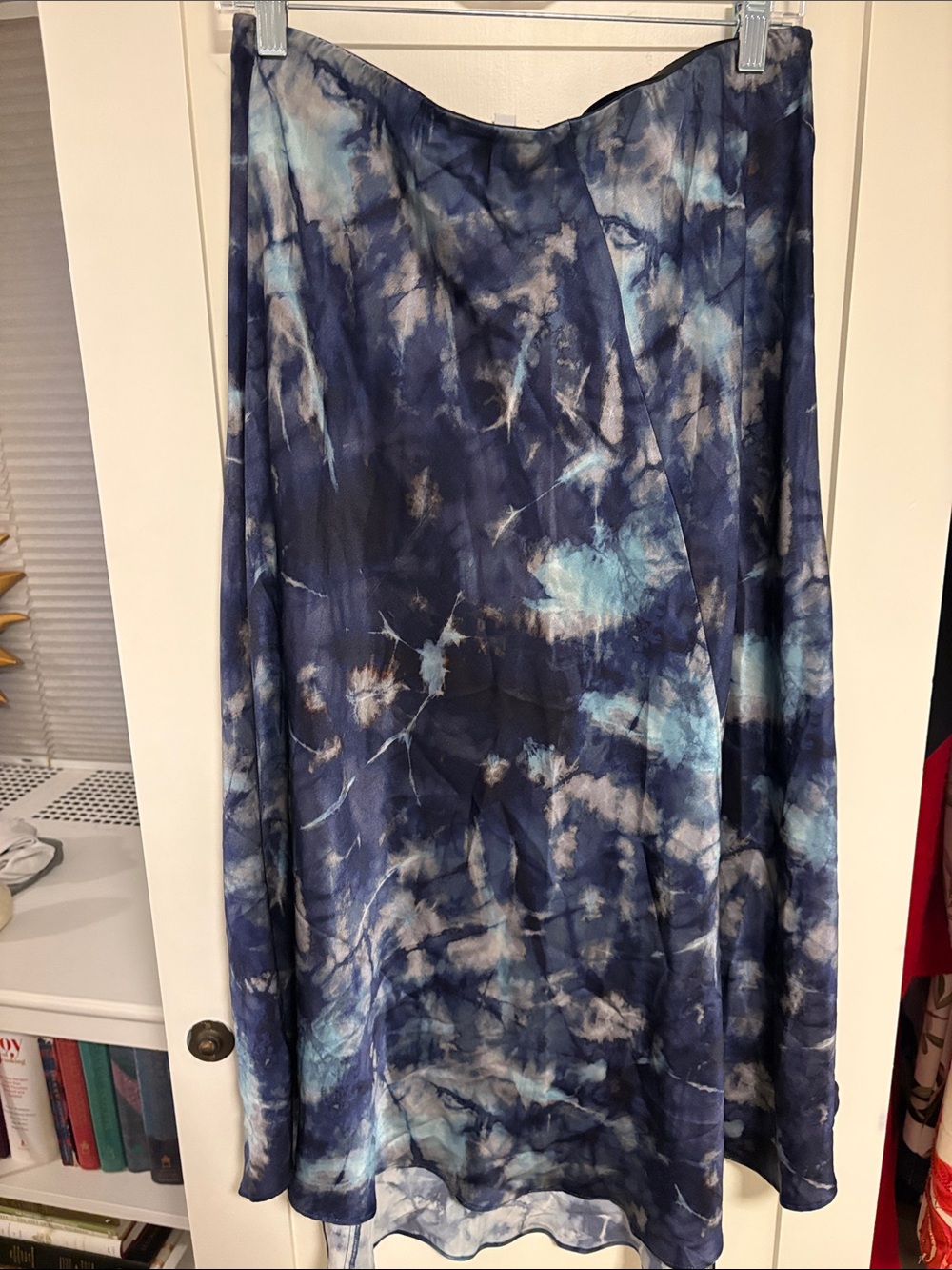 Johnny Was Workshop Silk Midi Skirt - Picture 2 of 4